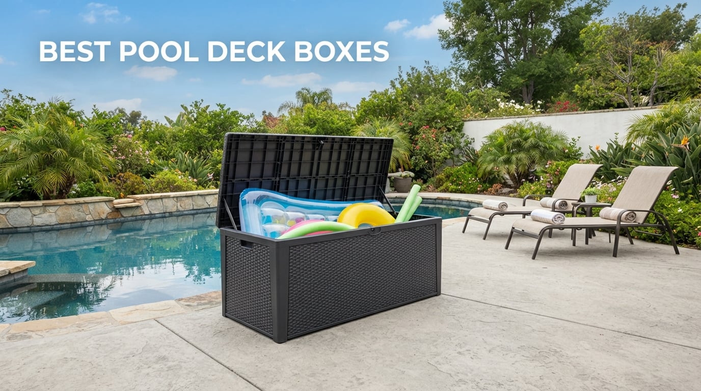 best pool deck boxes