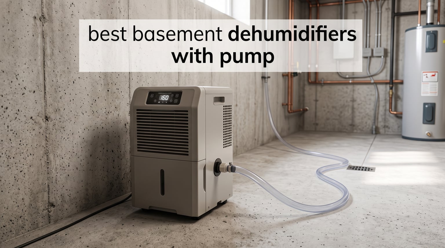 best basement dehumidifiers with pump