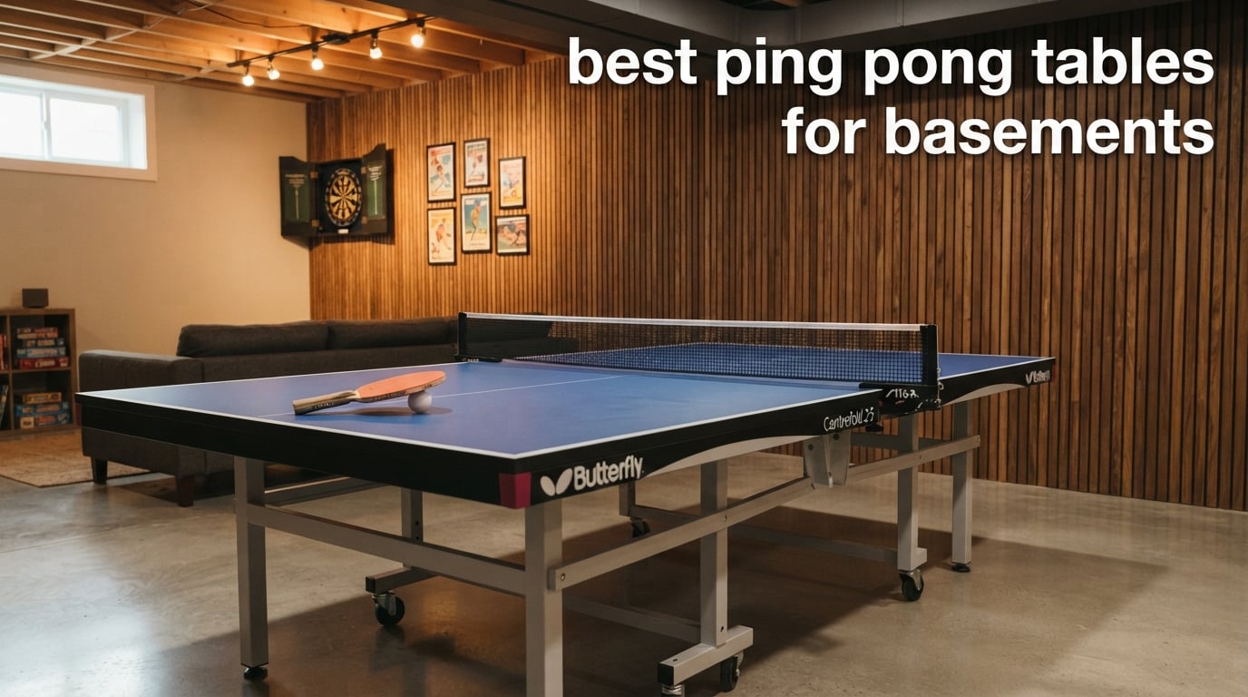 best ping pong tables for basements