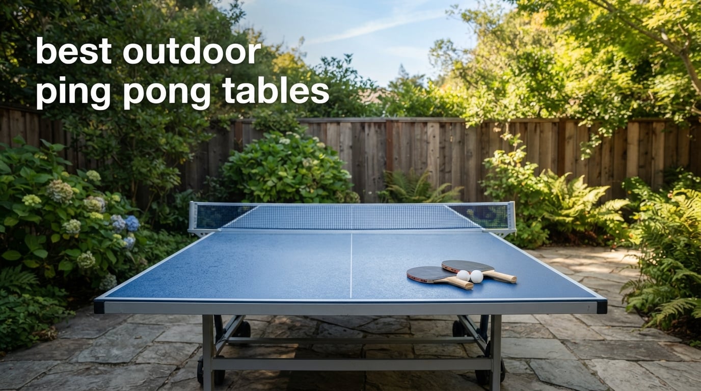best outdoor ping pong tables