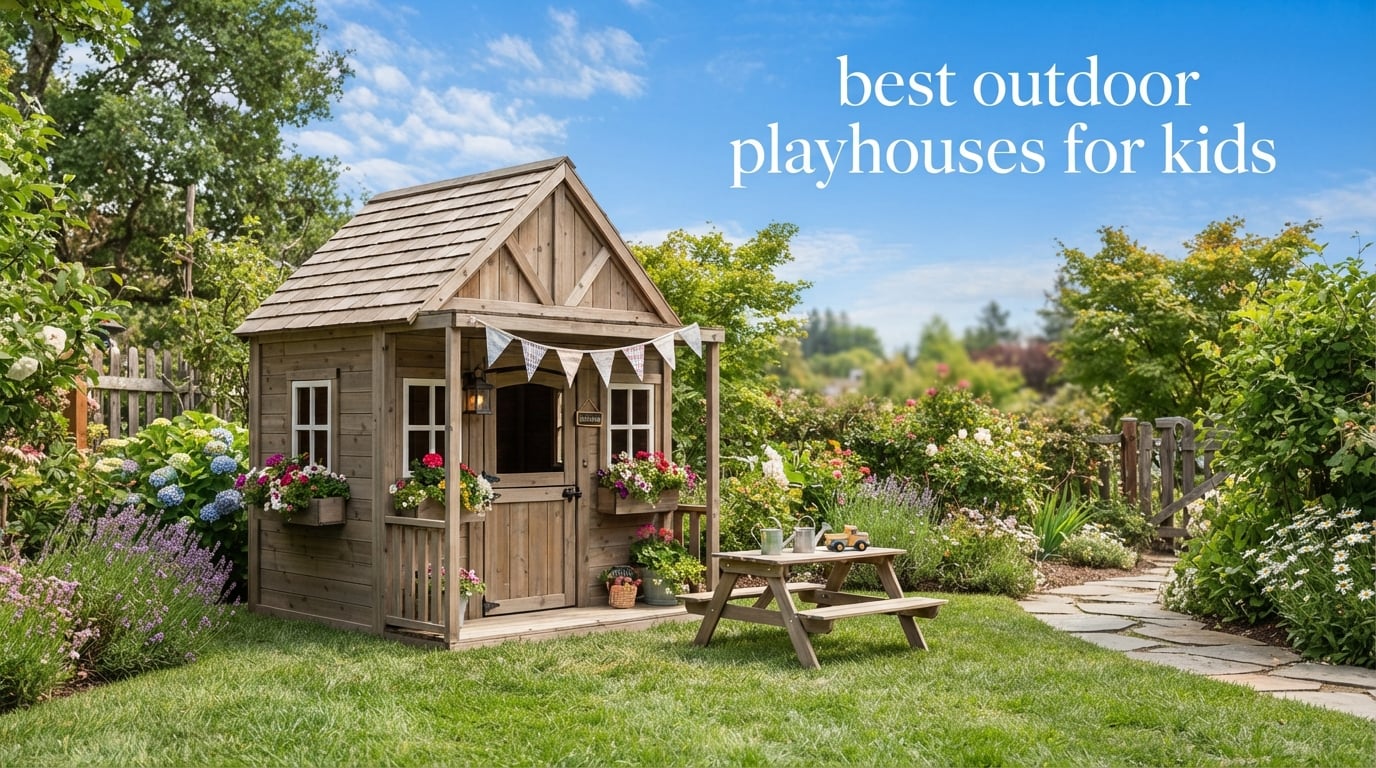 best outdoor playhouses for kids