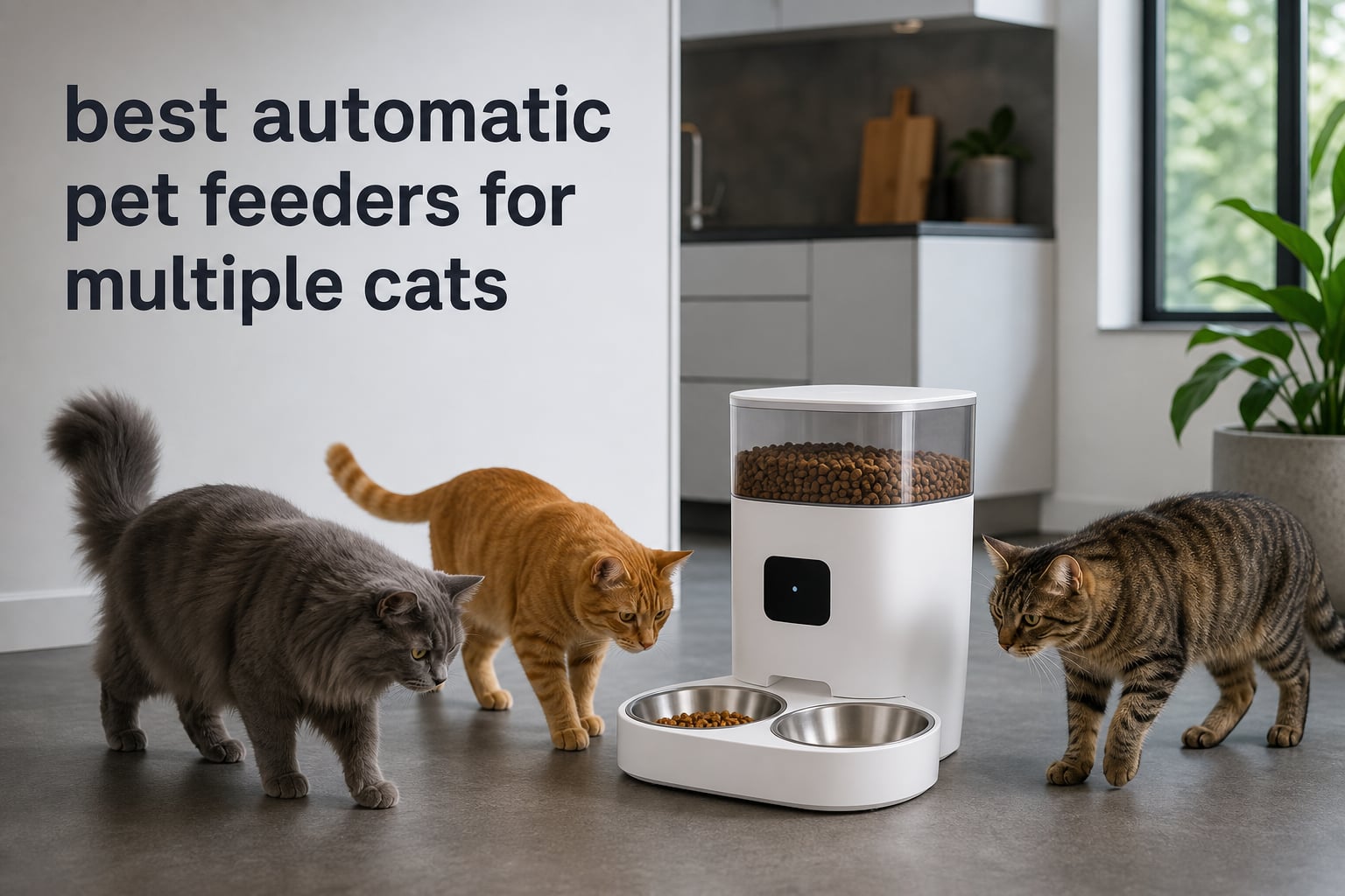 best automatic pet feeders for multiple cats