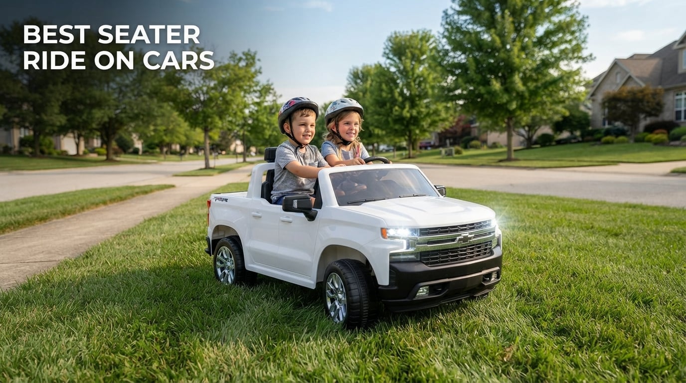 best 2 seater ride on cars