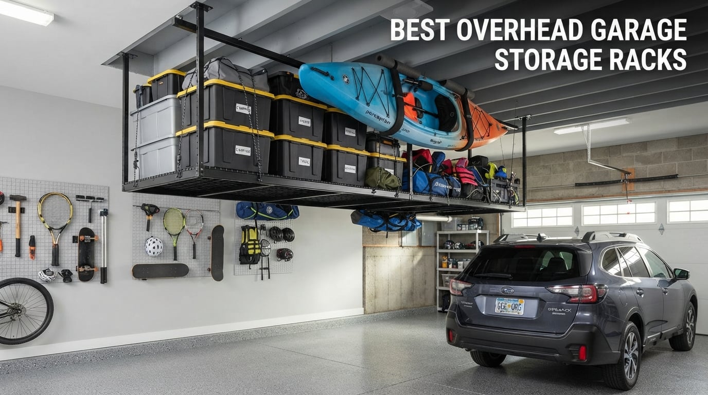 best overhead garage storage racks