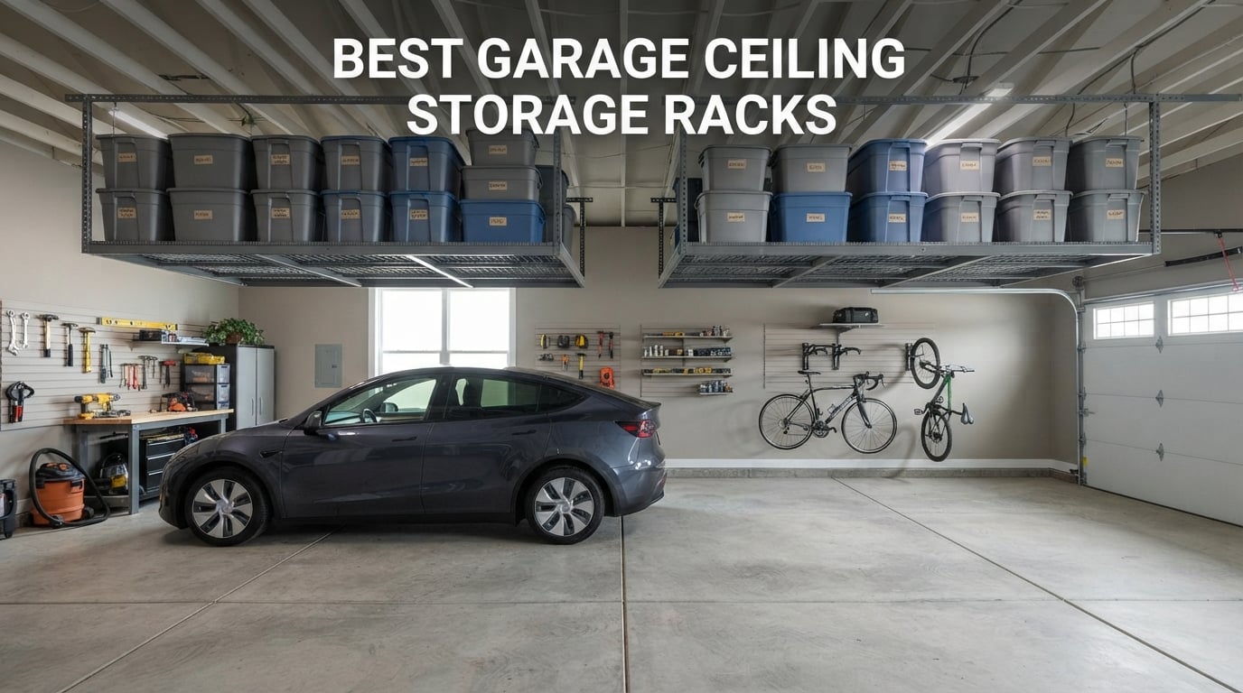 best garage ceiling storage racks