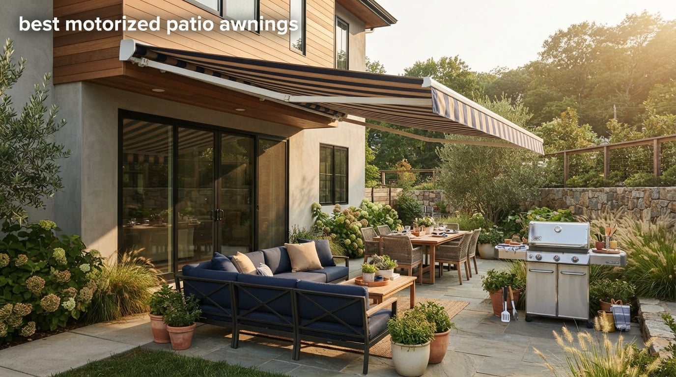 best motorized patio awnings