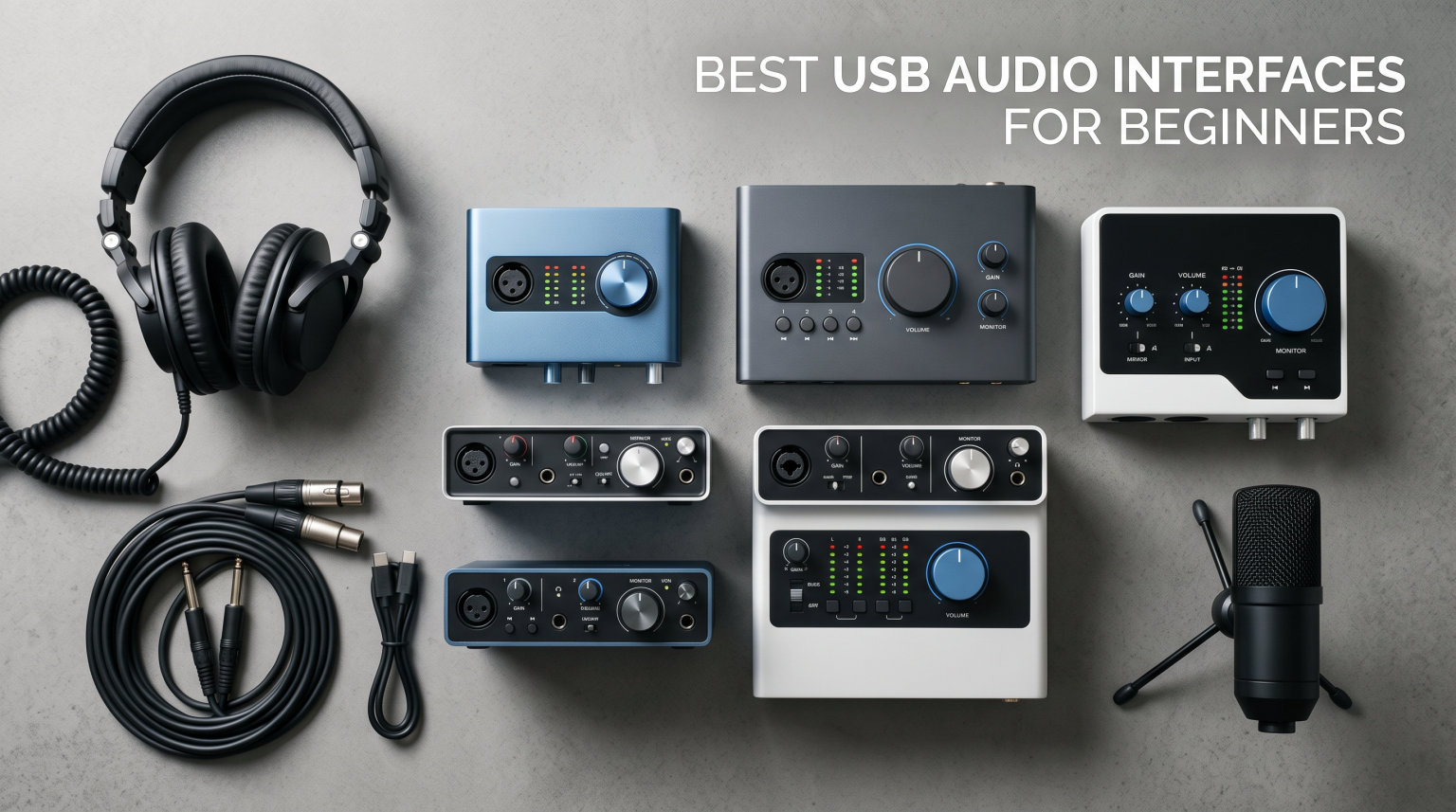 best usb audio interfaces for beginners