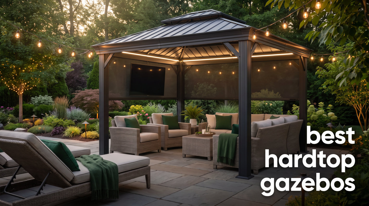 best hardtop gazebos