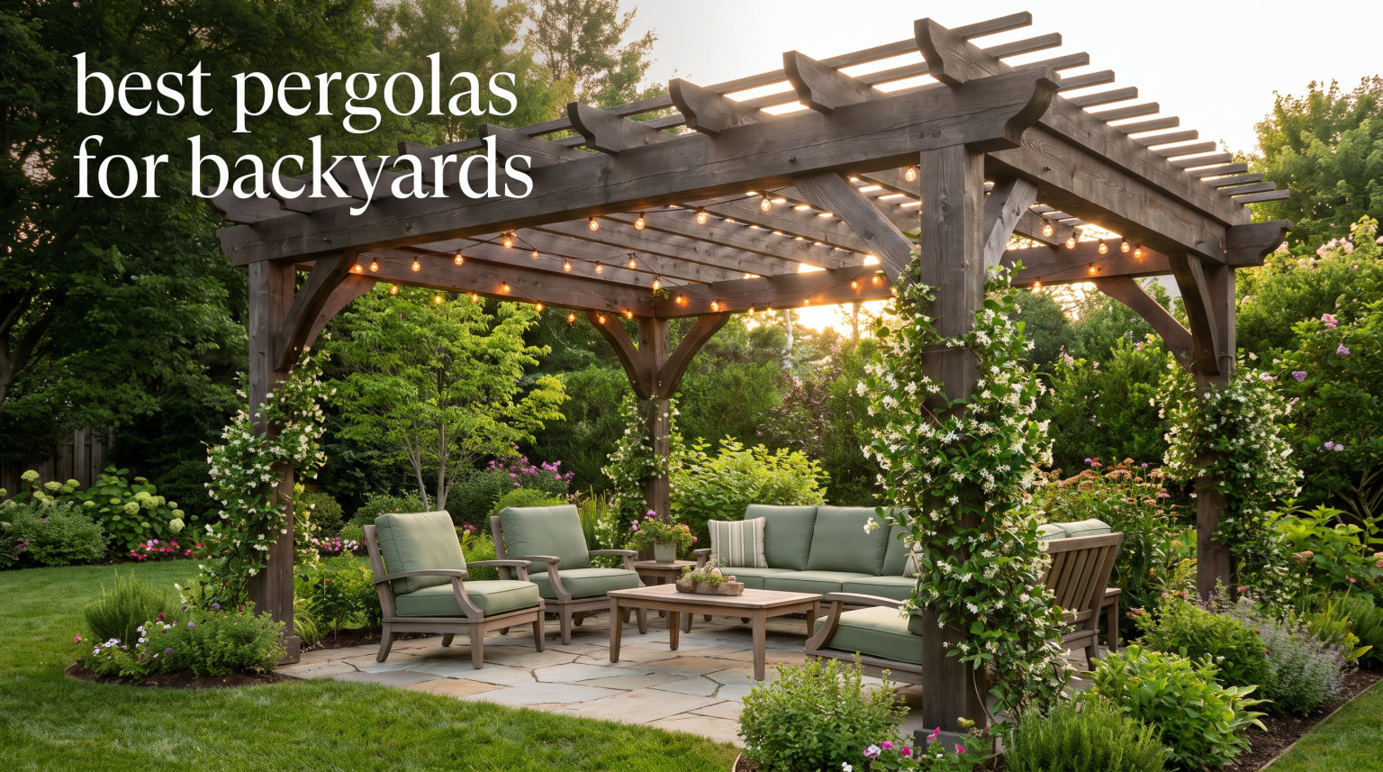 best pergolas for backyards
