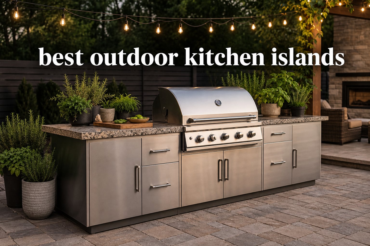best outdoor kitchen islands
