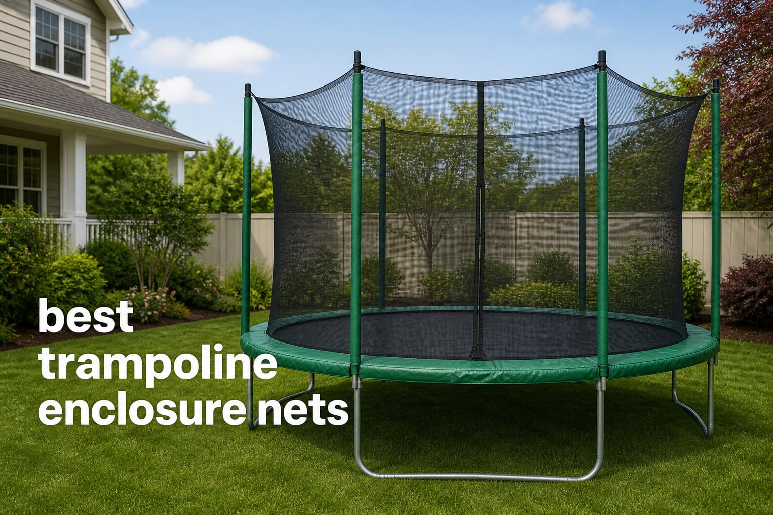 best trampoline enclosure nets