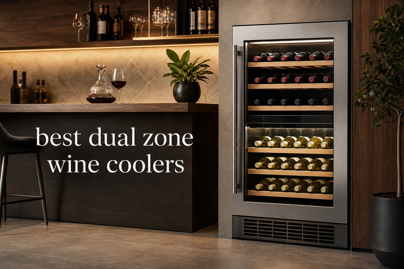 best dual zone wine coolers