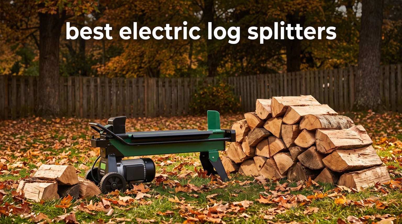 best electric log splitters