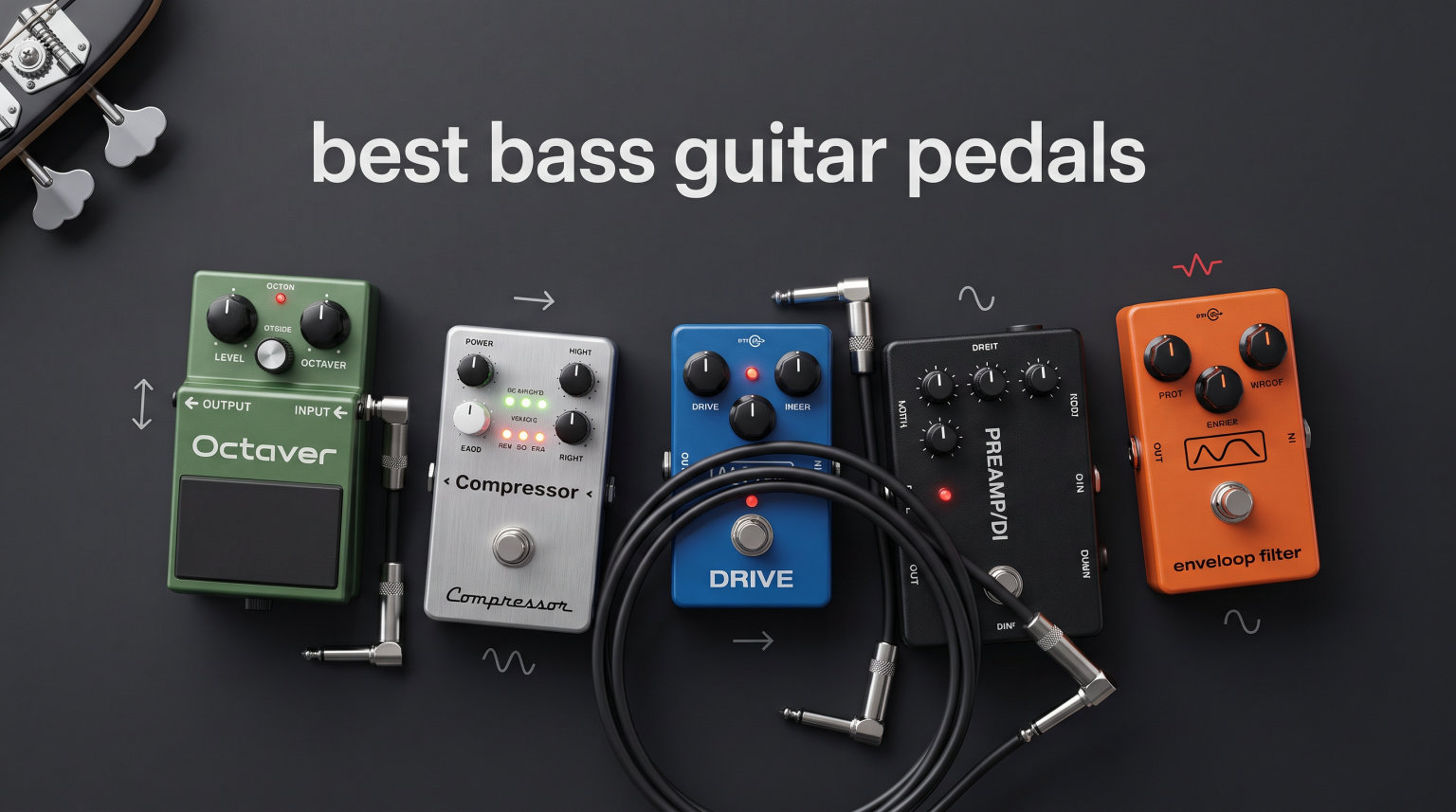 best bass guitar pedals