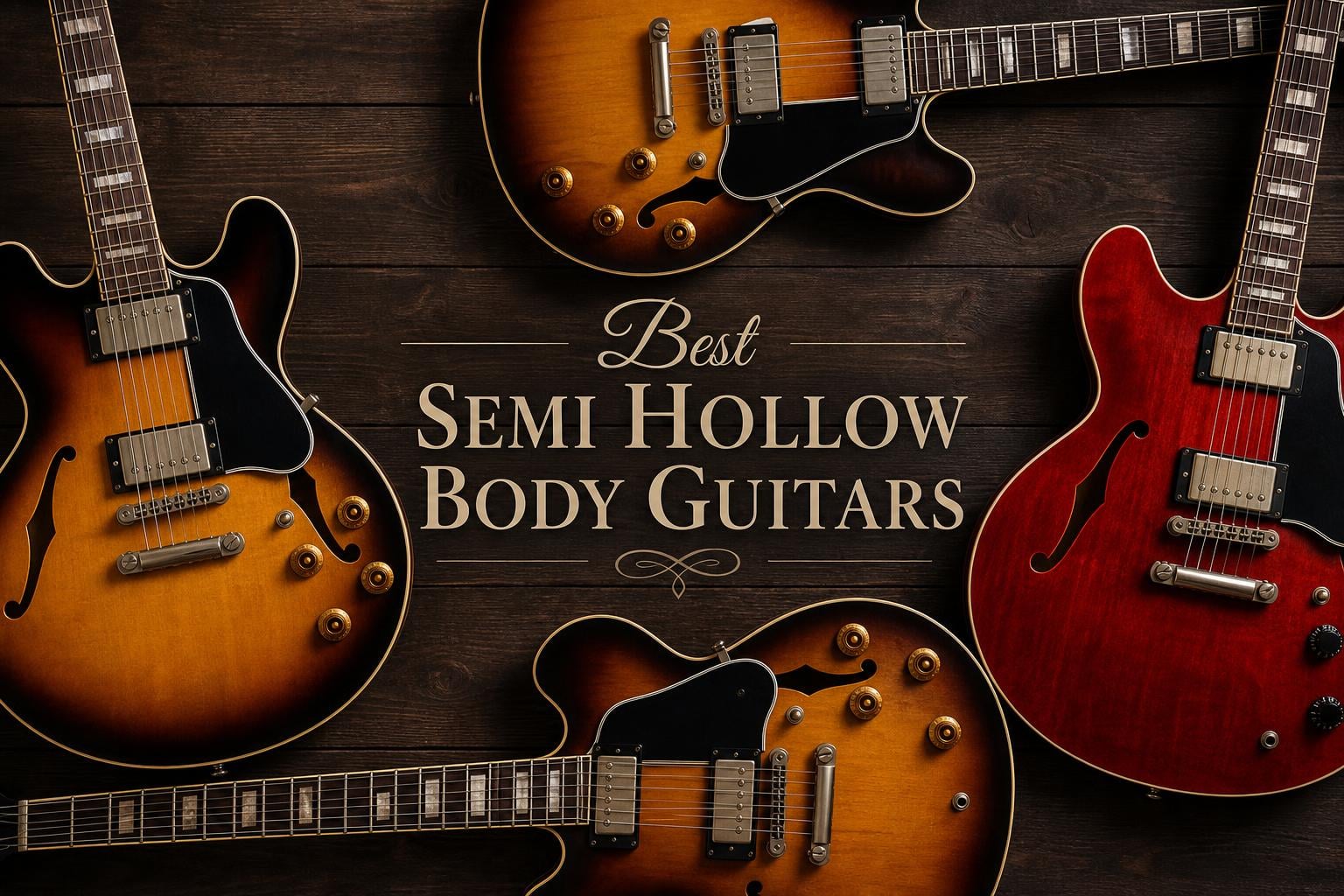 best semi hollow body guitars