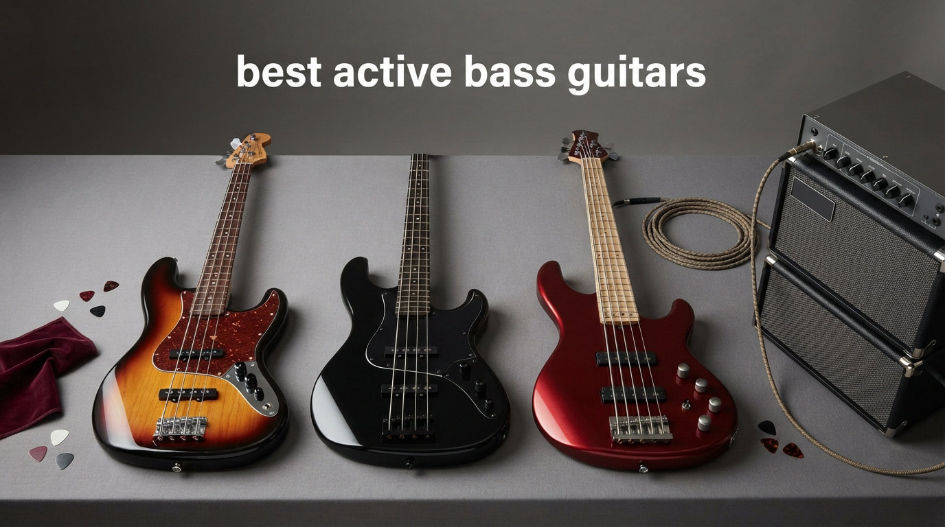 best active bass guitars