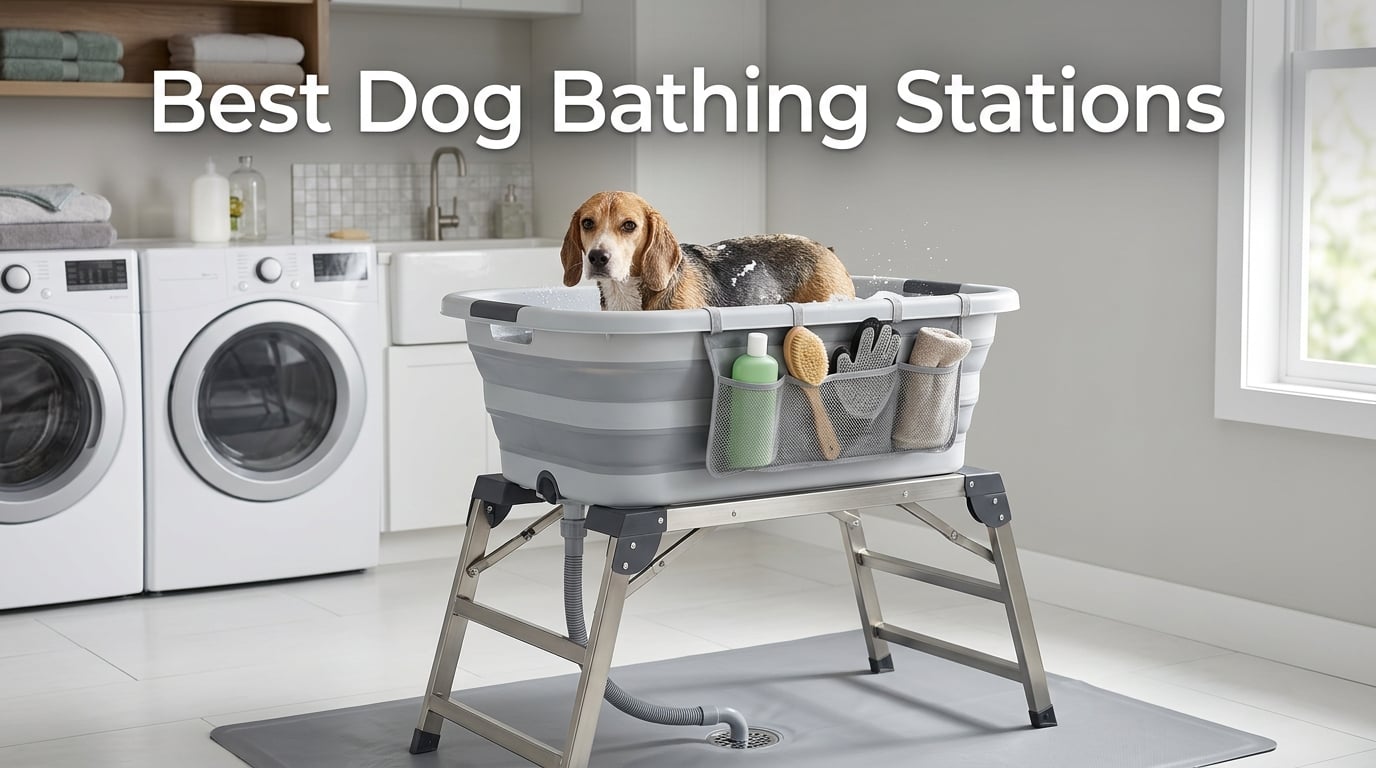 best dog bathing stations