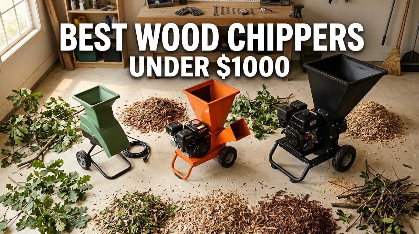 best wood chippers under $1000