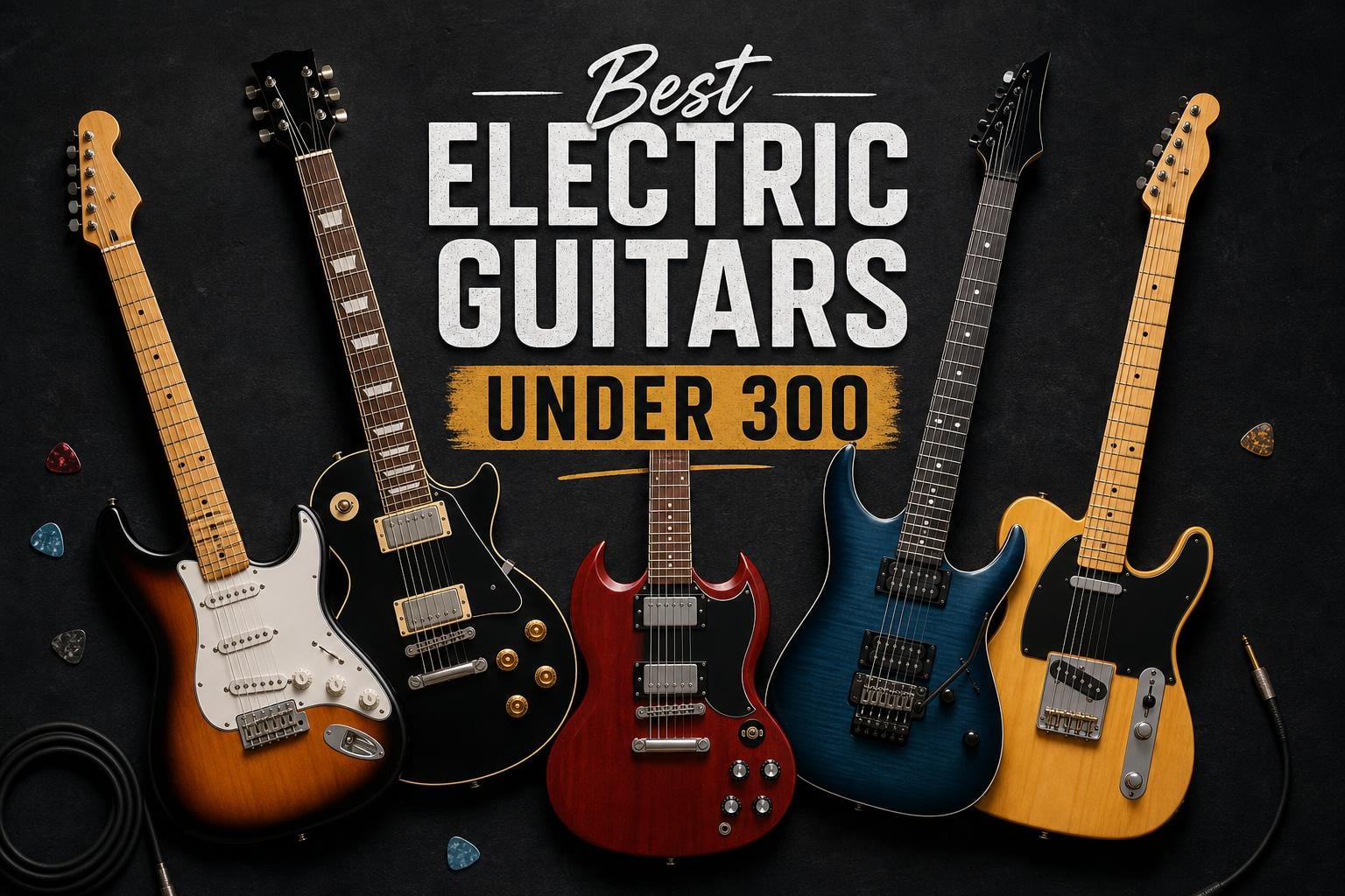 best electric guitars under 300