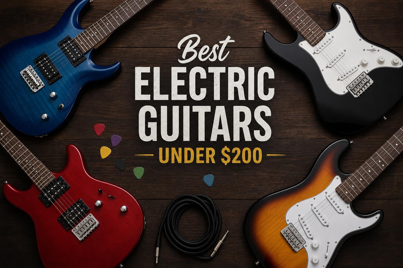 best electric guitars under 200