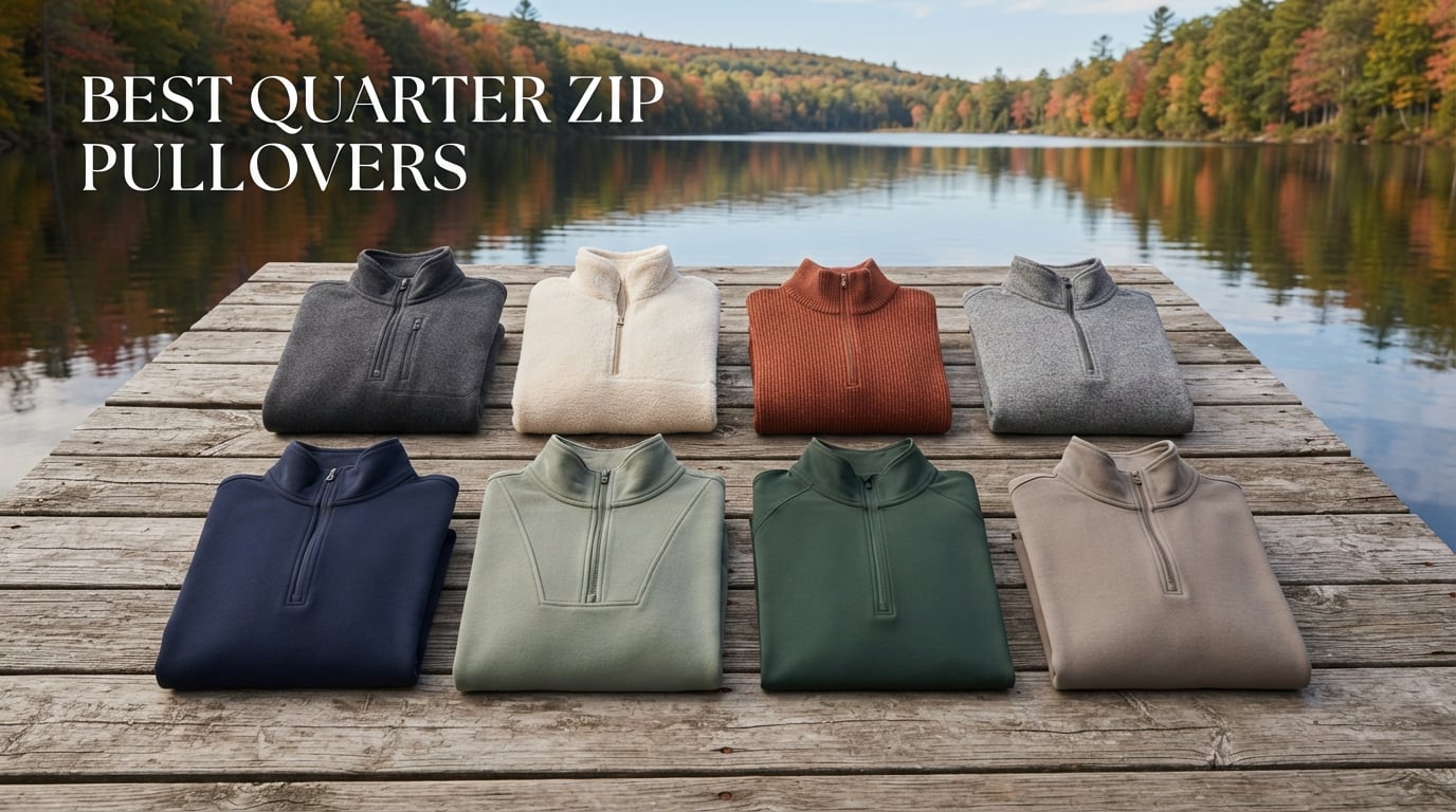 best quarter zip pullovers