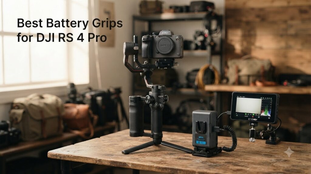 Best Battery Grips for DJI RS 4 Pro