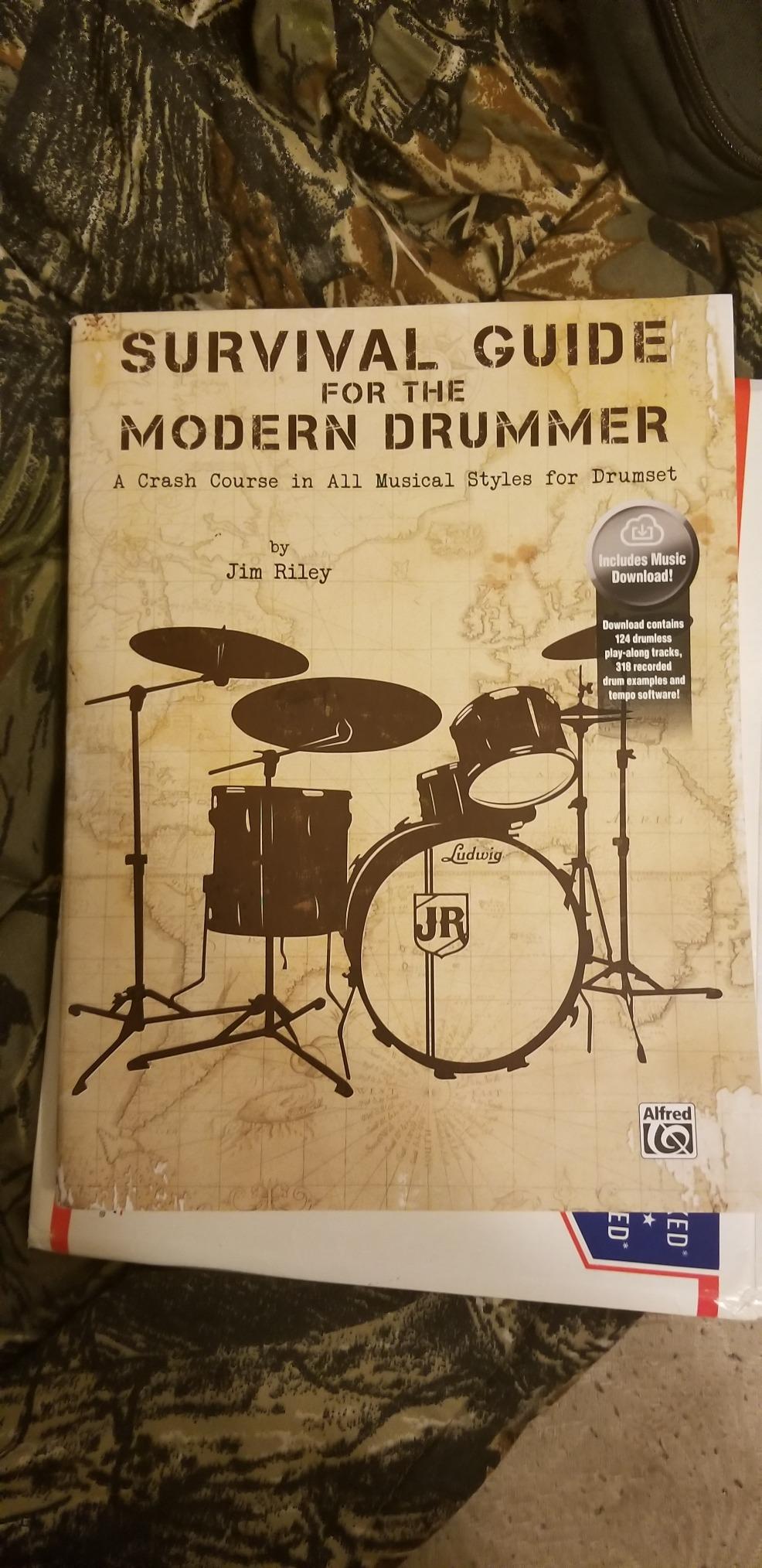 Survival Guide for the Modern Drummer: A Crash Course in All Musical Styles for Drumset, Book & Online Audio/Software customer photo 1