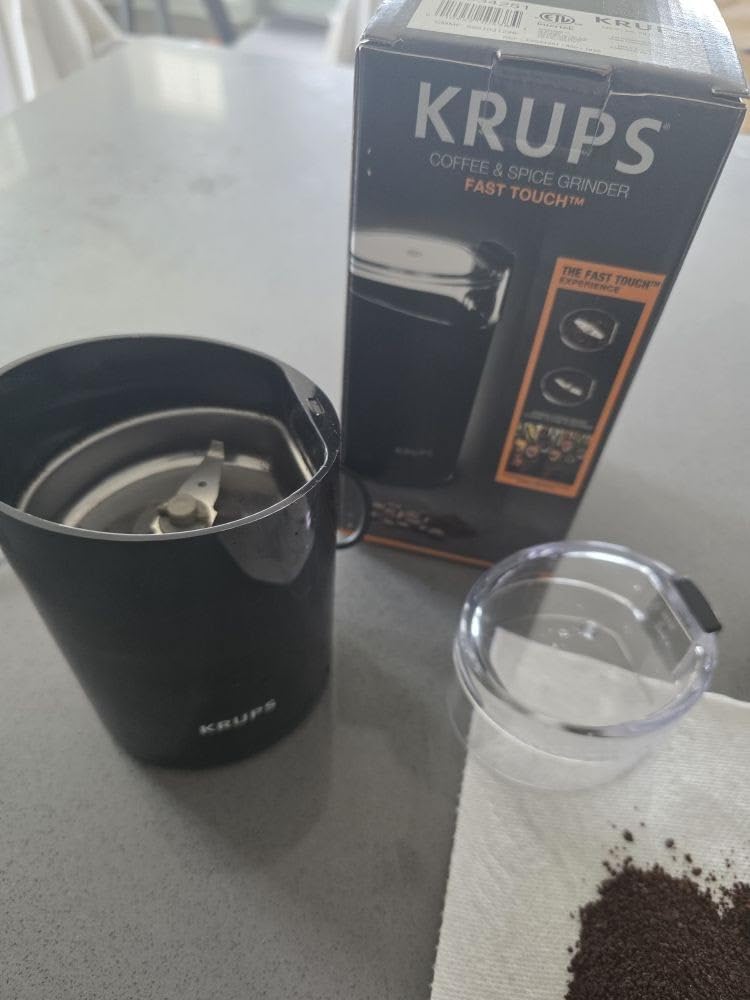 KRUPS Precision Electric Coffee Grinders, 3 oz Capacity, 200W Motor, Stainless Steel Blades customer photo 1