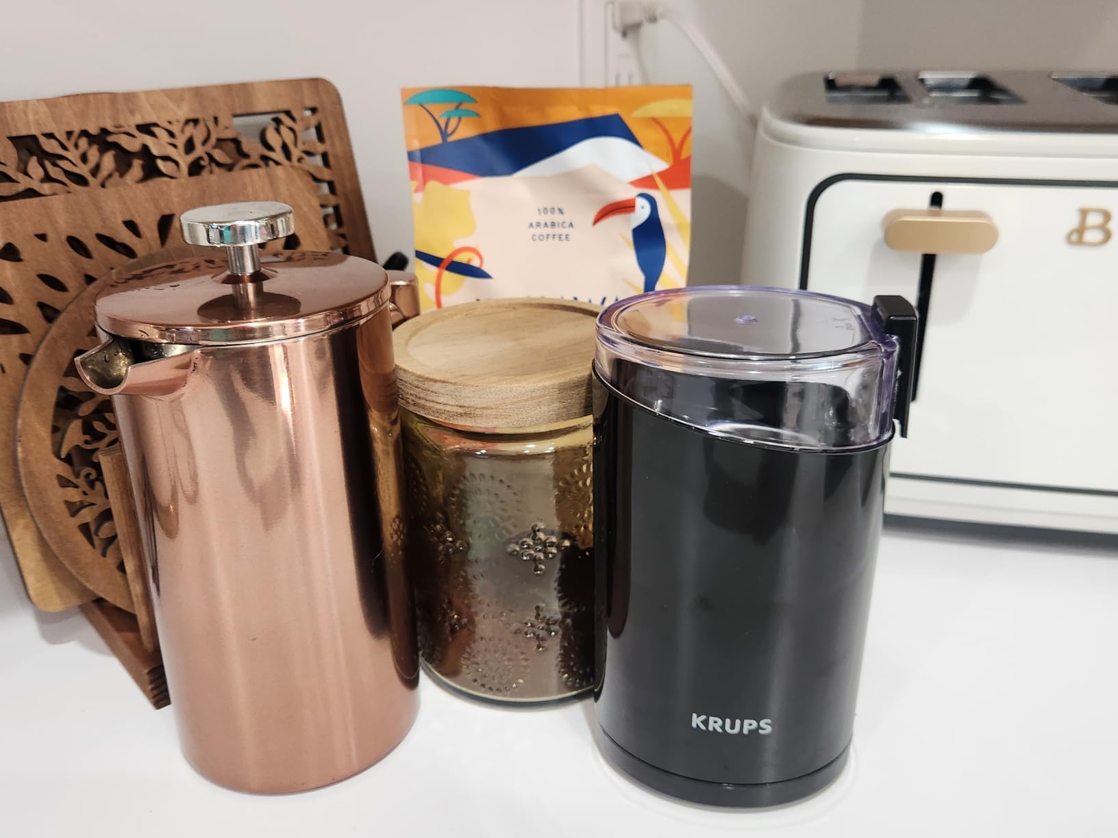 KRUPS Precision Electric Coffee Grinders, 3 oz Capacity, 200W Motor, Stainless Steel Blades customer photo 2