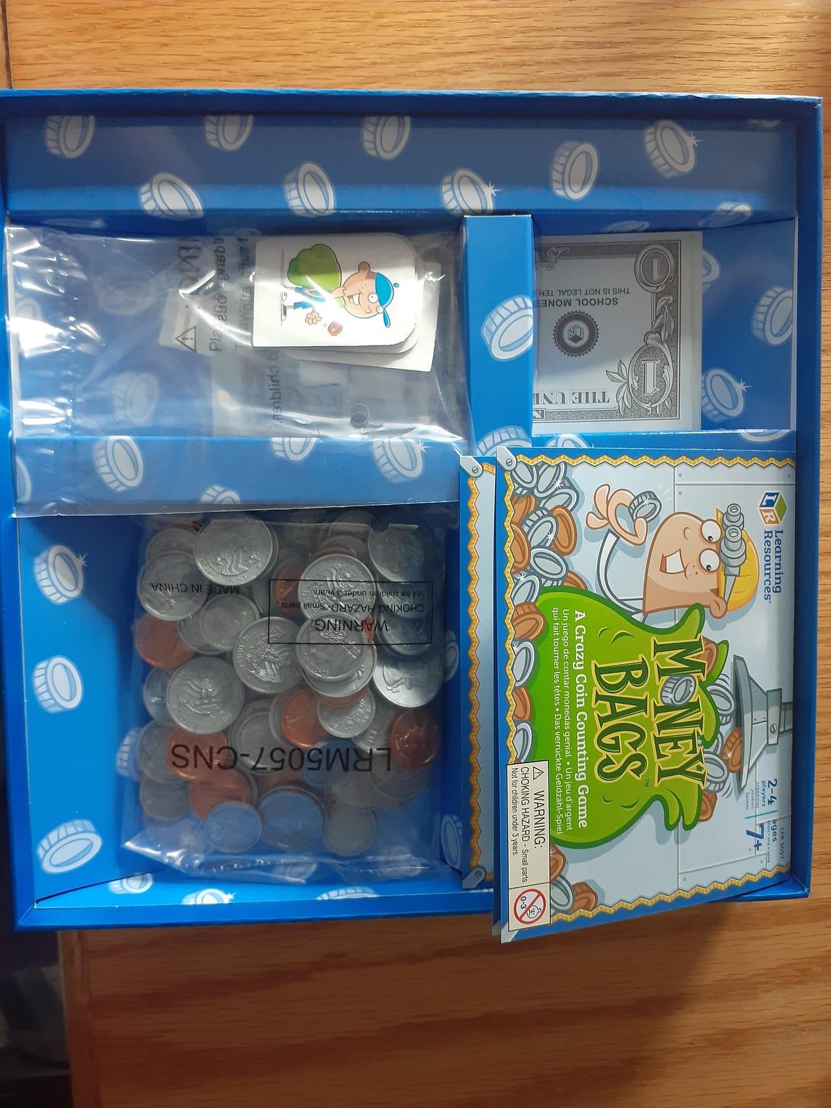 Learning Resources Money Bags Math Game - Classroom Math Games, Financial Literacy for Kids, Counting Board Game customer photo 2