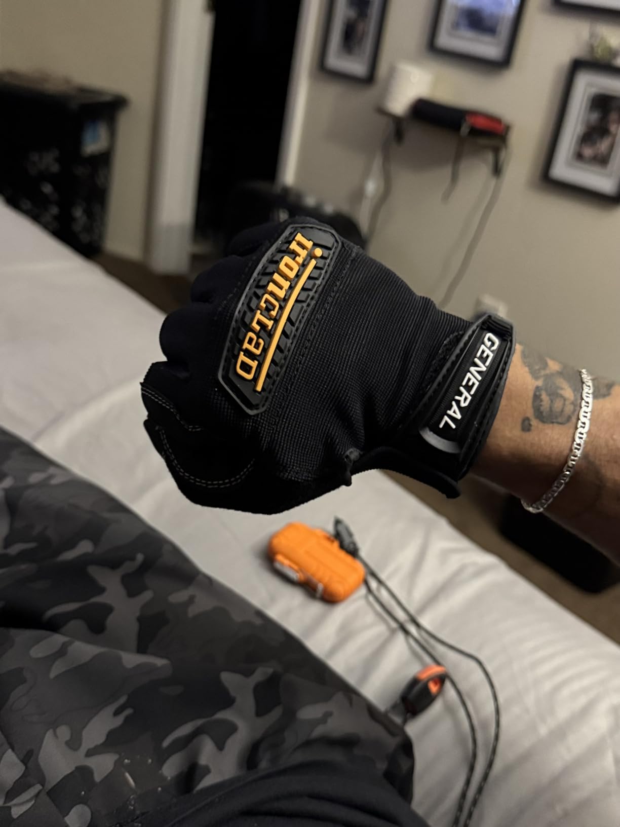 Ironclad General Utility Work Gloves GUG, All-Purpose, Performance Fit, Durable, Machine Washable (1 Pair) Black customer photo 2