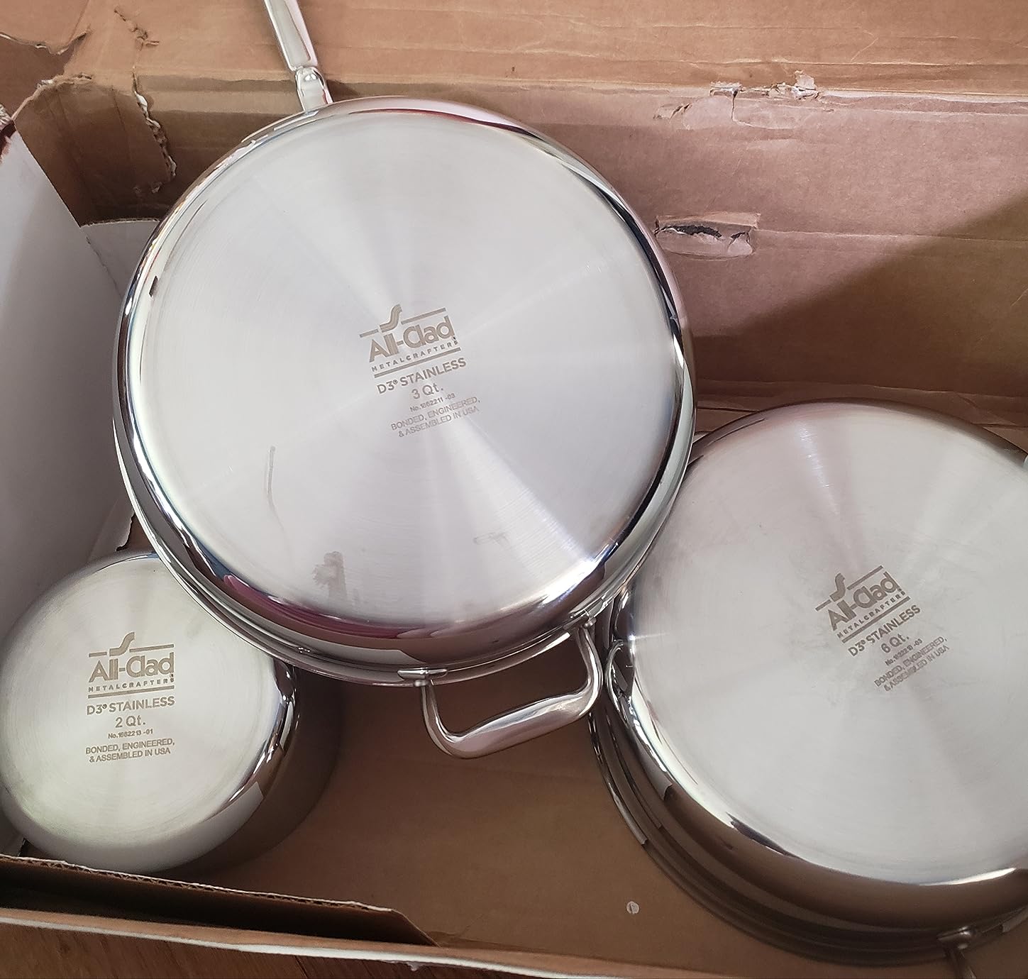 All-Clad Copper Core Steel Cookware Set, 7-Piece, Made in the USA - Unmatched heat control and precision, Elegant Design, Essential Pots & Pan Set, Induction Compatible, Oven Safe up to 600F customer photo 2