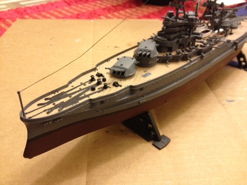 Revell 85-0302 USS Arizon Battleship Model Military Ship Kit 1:426 Scale 133-Piece Skill Level 4 Plastic Model Building Kit, Gray customer photo 1