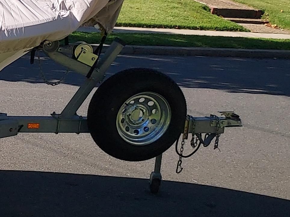 CE Smith, 27310G Heavy Duty Side Mount Spare Tire Carrier for Trailer | Heavy-duty Side Mount Spare Tire Carrier for Trailers, Holds 4 or 5 Lug Wheels up to 15 Inches customer photo 1