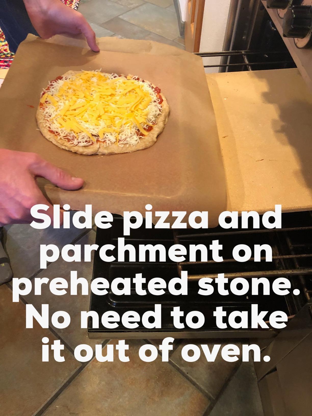 Old Stone Pizza Kitchen Rectangular Pizza Stone for Oven and Grill, 14x16-Inch customer photo 2