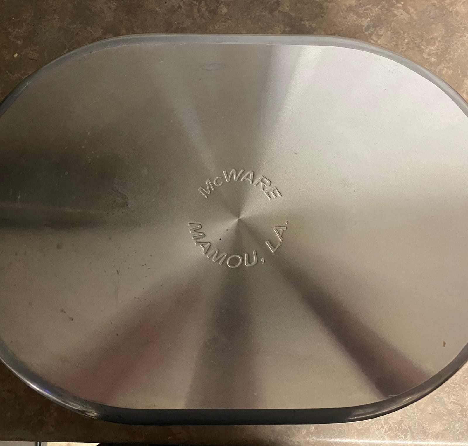 18 Inch Aluminum Oval Roaster - McWare by Cajun Classic Cookware customer photo 2