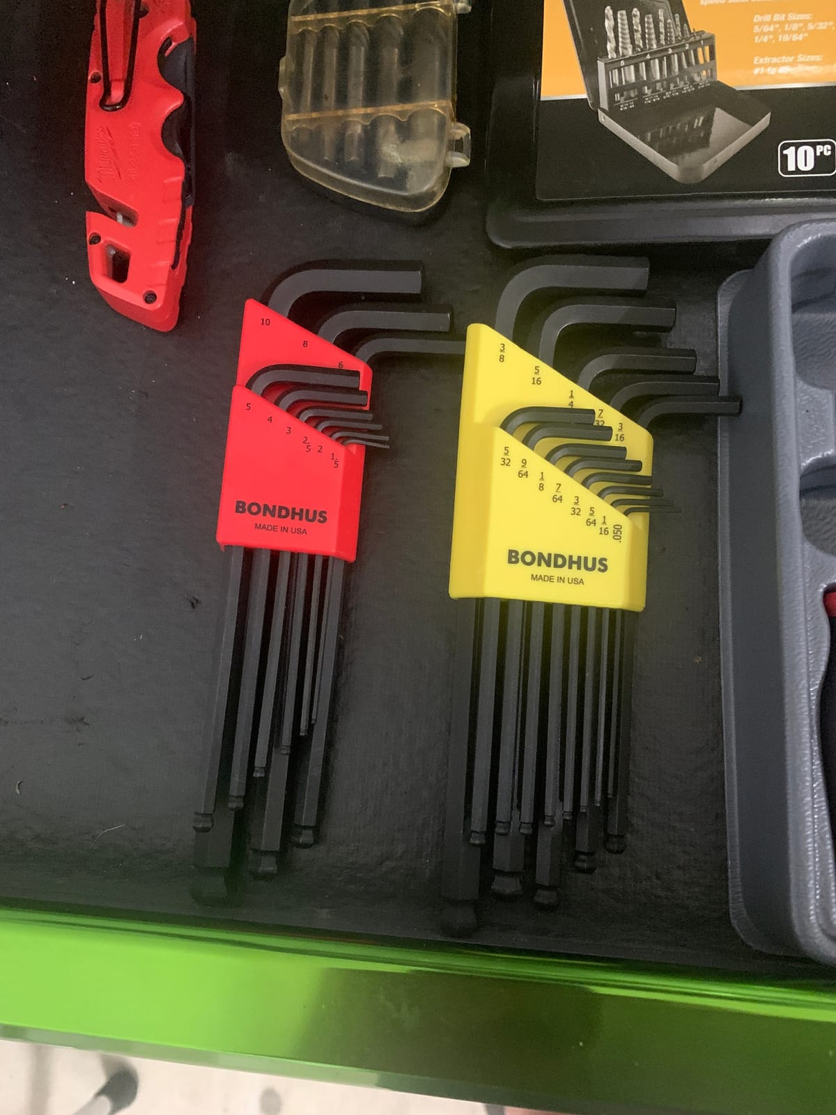 Bondhus 20199 Balldriver L-Wrench DoublePK, 10999 1.5-10mm & 10937 0.050-3/8