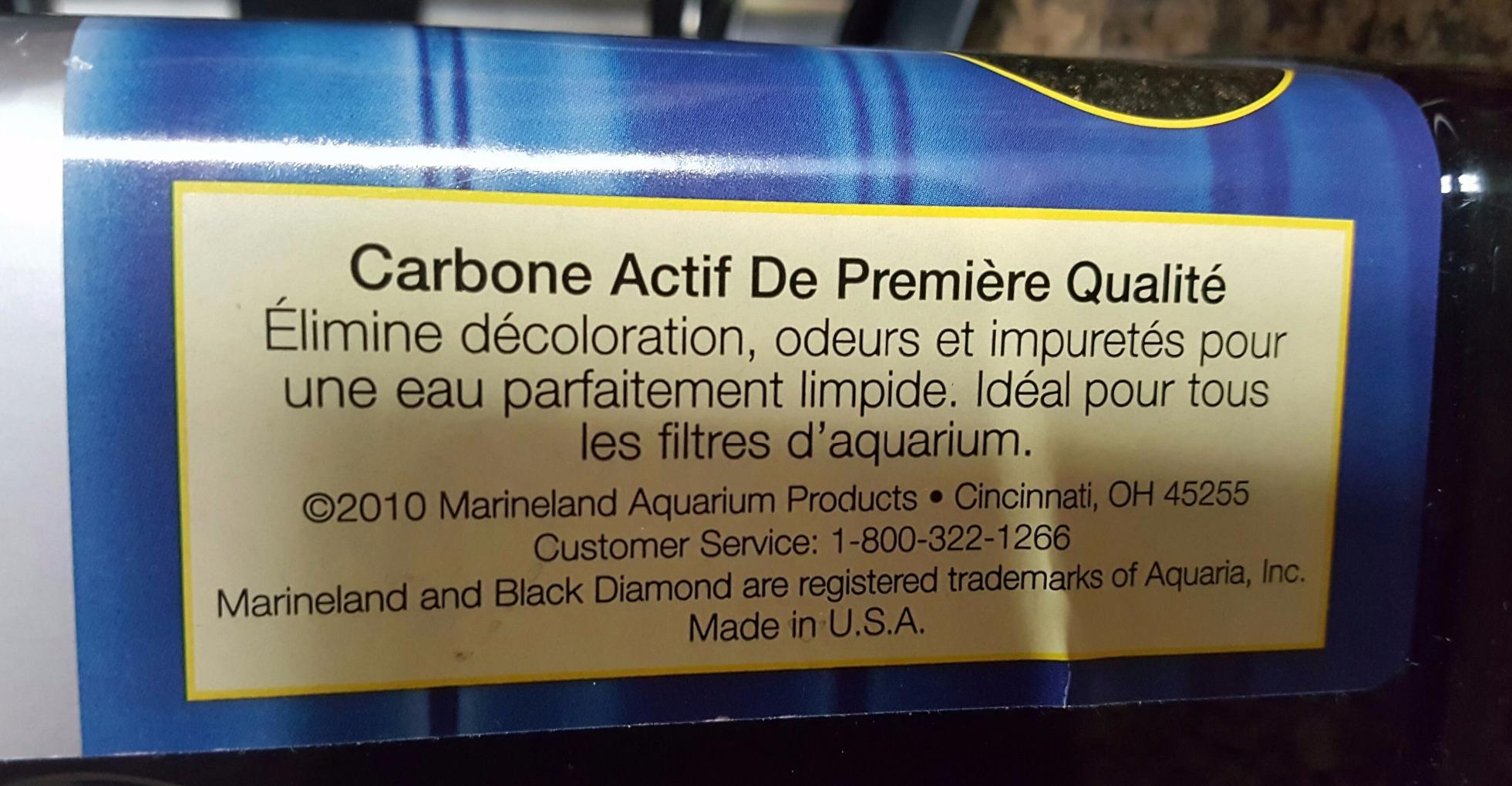 Marineland Black Diamond Premium Activated Carbon Filter Media, 40 oz customer photo 1