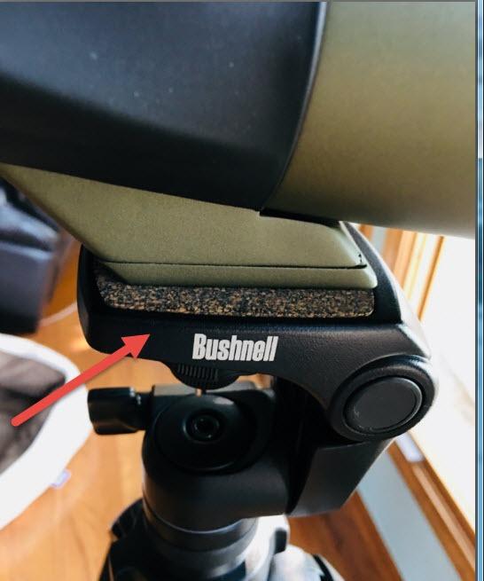 Bushnell Advanced Tripod for Binoculars, Spotting Scopes, and Cameras - Durable Aluminum Construction with Adjustable Legs and Center Column for Stability,Black customer photo 1