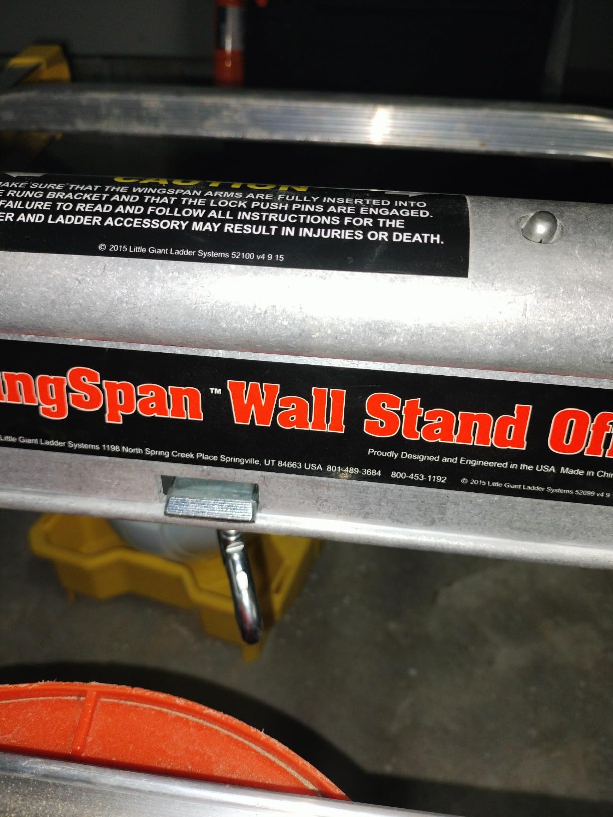 Little Giant Ladders, Wing Span/Wall Standoff, Ladder Accessory, Aluminum, (10111) customer photo 1