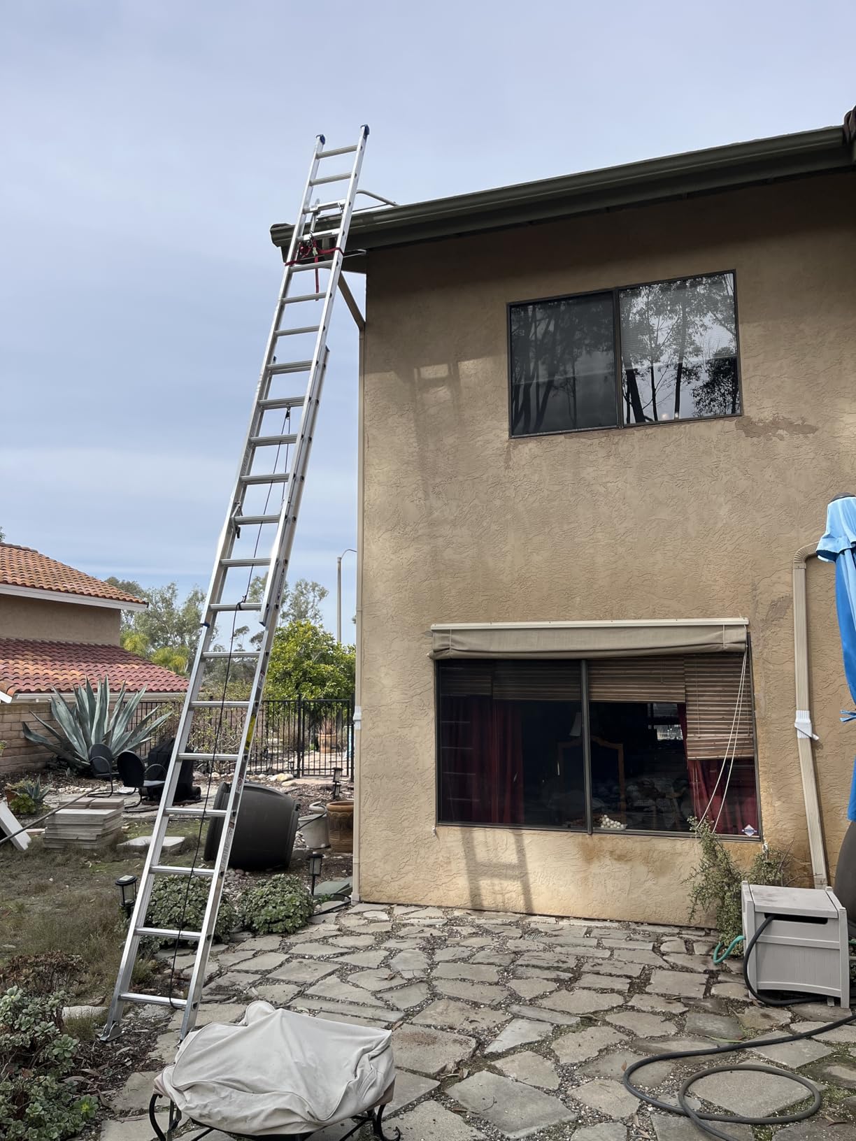 Ladder Stabilizer, Roof and Gutter Protection Tool, American Made Heavy Duty Standoff Fits Most Ladders, Secure Roof and Wall Placement, 25 Years Proven Safety, 5 Year Limited Warranty customer photo 2