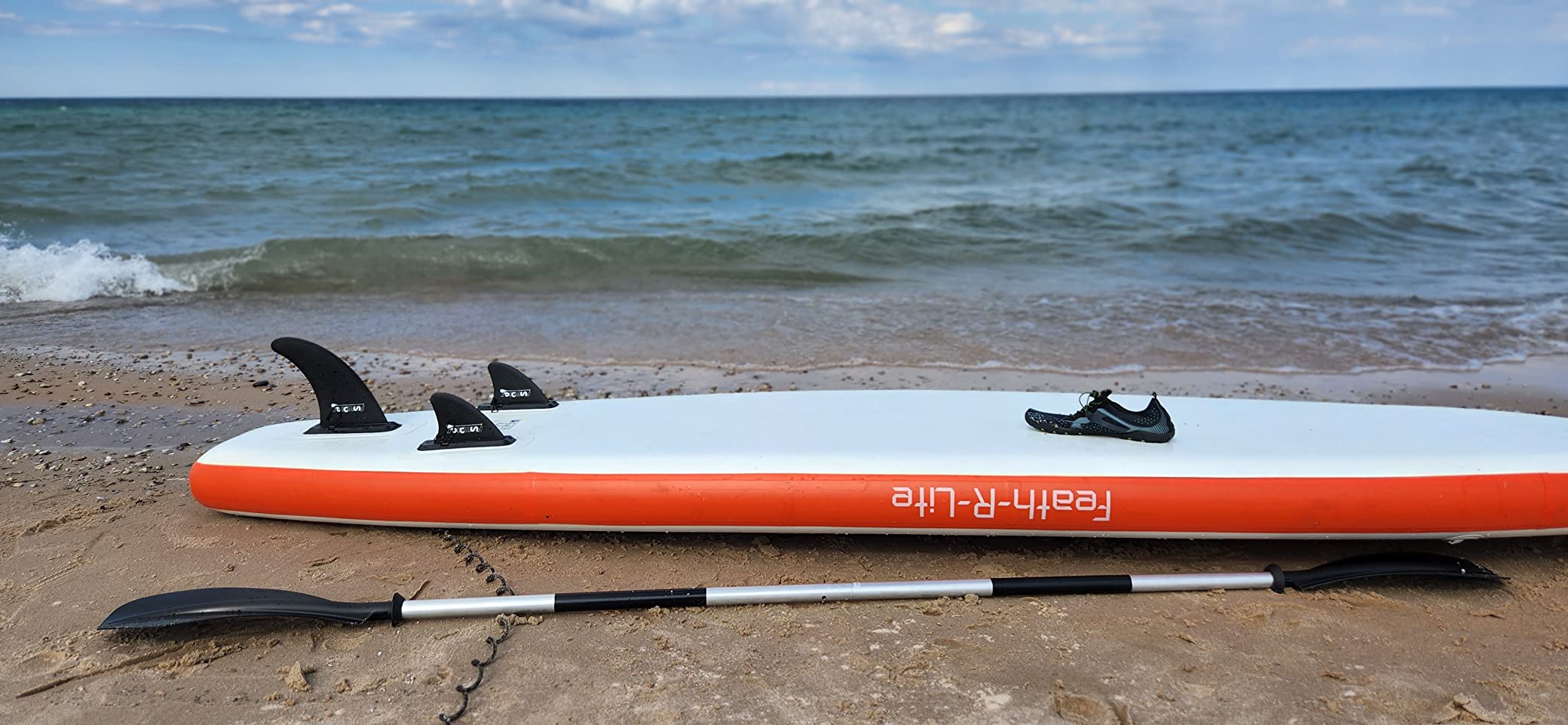 Bending Branches Whisper Kayak Paddle - 2-Piece Aluminum Shaft, Polypropylene Blades, Adjustable 0/60 Feathering, Black Comfort Grips, Dihedral Blade Design for Recreational Paddling customer photo 2
