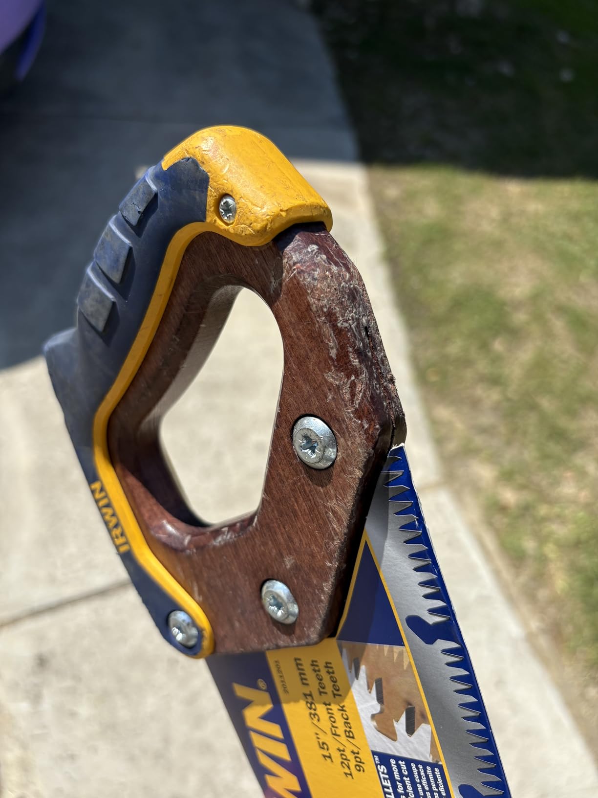 IRWIN Hand Saw, Coarse Cut, ProTouch Handle, 15-Inch (2011201) customer photo 1