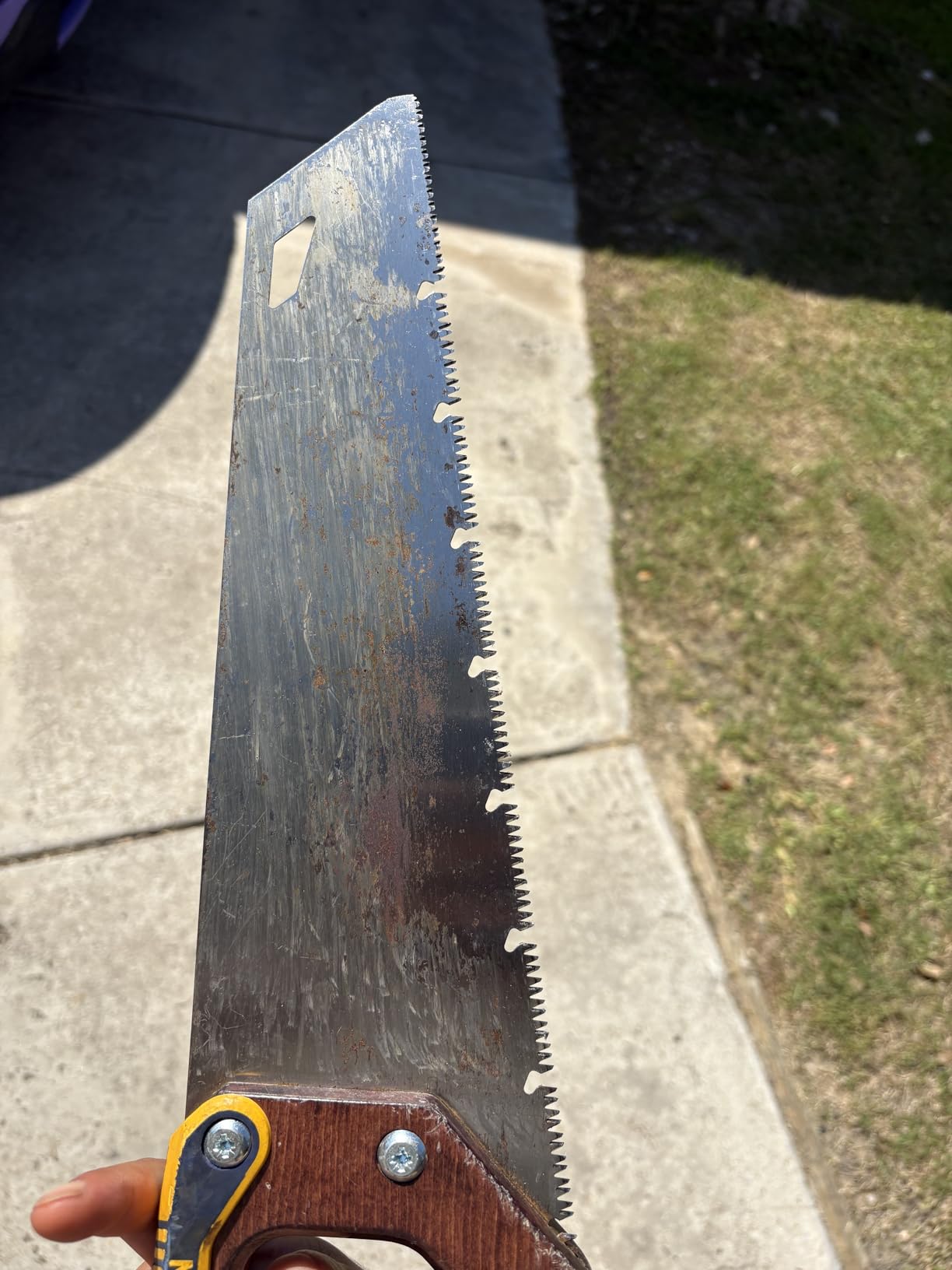 IRWIN Hand Saw, Coarse Cut, ProTouch Handle, 15-Inch (2011201) customer photo 2