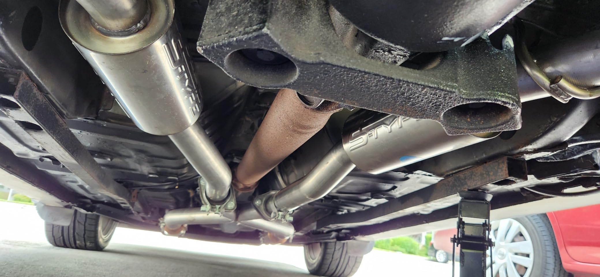 Borla 140067 Cat-Back Performance Exhaust System for 1999-2004 Ford Mustang GT 4.6L V8 & 2003-2004 Mach 1 T-304 Stainless Steel S-Type Dual Split Rear customer photo 1