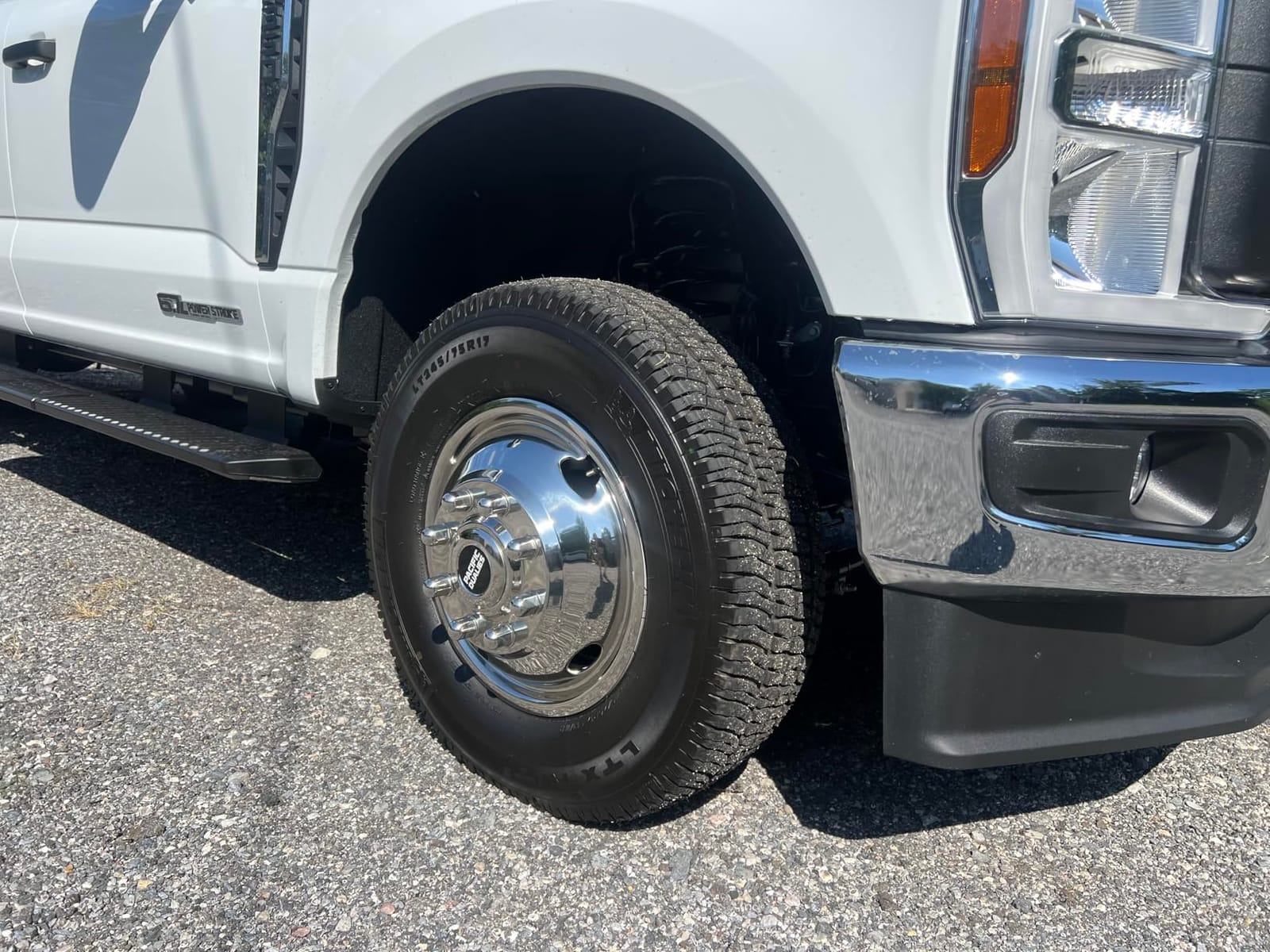 Pacific Dualies 43-1608 Polished 17 Inch 8 Lug Stainless Steel Wheel Simulator Kit for 2005-2025 Ford F350 Truck customer photo 1