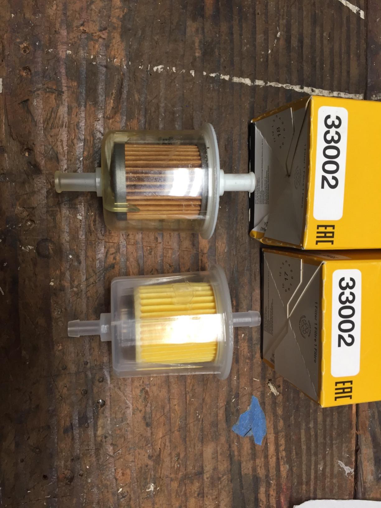 WIX 33002 Universal Plastic In-Line Fuel Filter Replacement with 5/16 Inlet and Outlet - Gasoline Only (20 Micron) customer photo 1