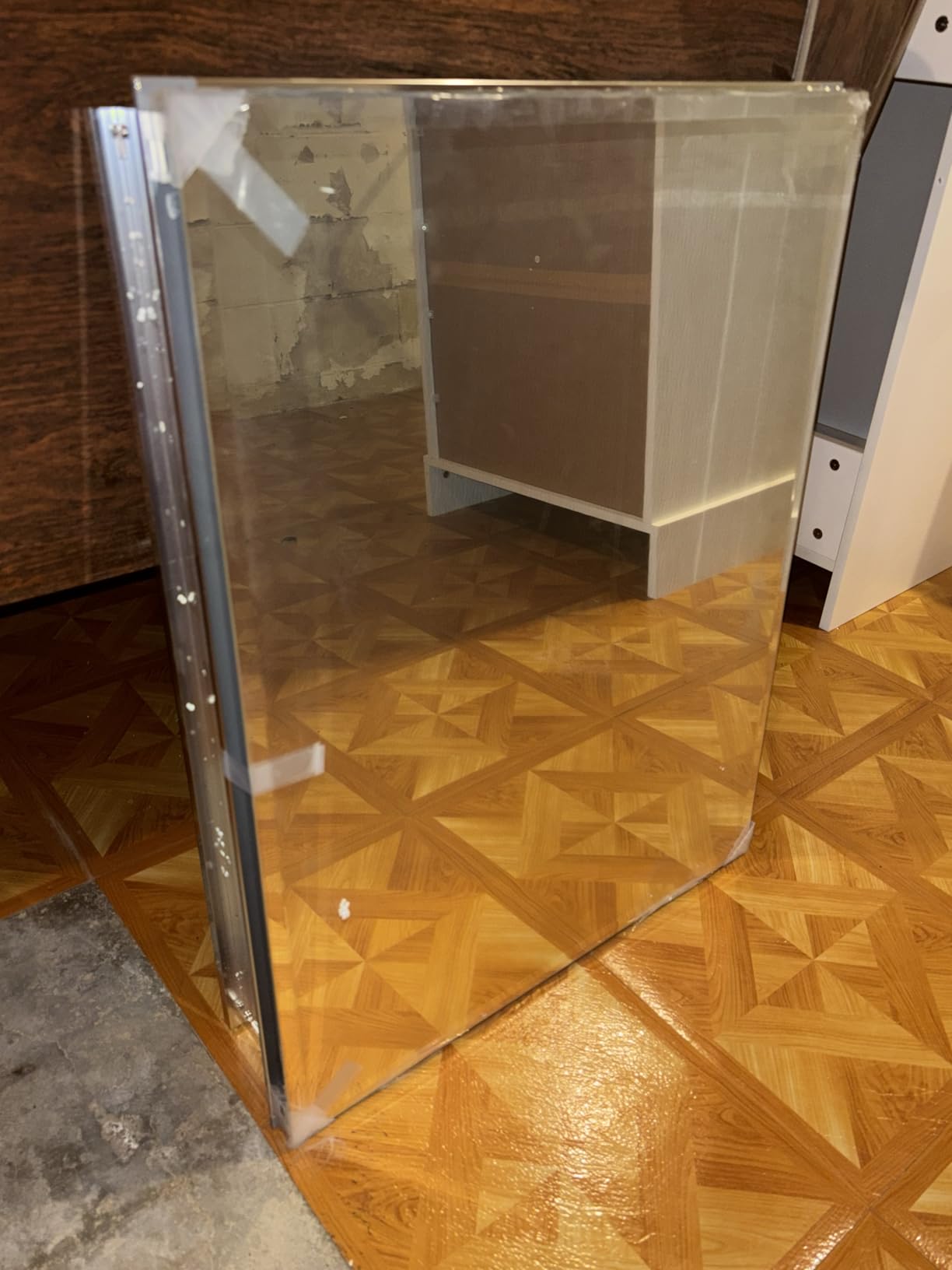 Kohler CB-CLC3026FS Bathroom Medicine Cabinet with Mirror, Beveled Mirror Doors, Adjustable Shelves, Rectangular Beveled Edge, 30 in. W x 26 in. H customer photo 2