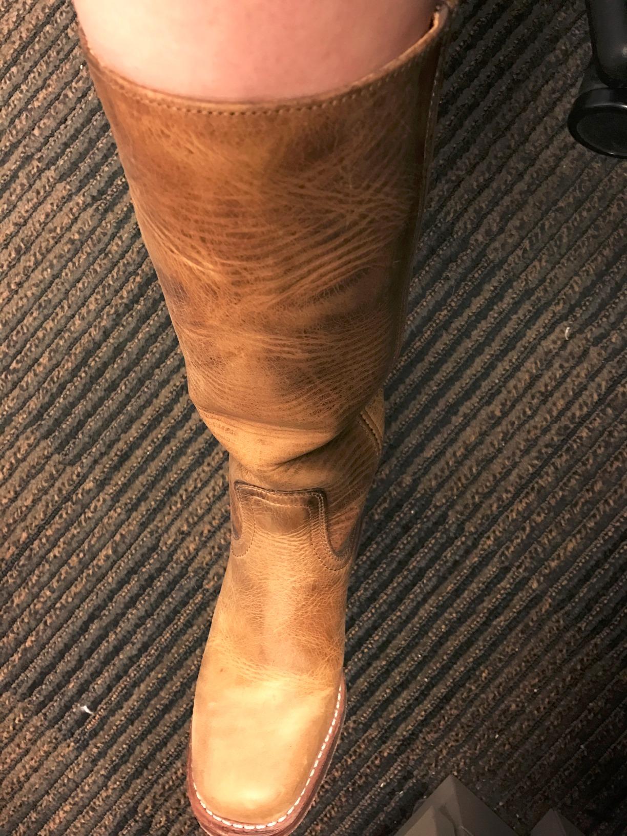 Frye Campus 14L Iconic Tall Boots for Women | Genuine Stitch Welt Construction and Stacked Leather Heel, Signature Montana Leather, Chunky Toe, 13