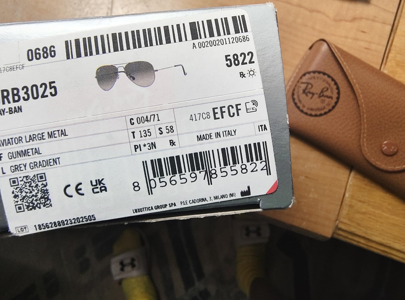 Ray-Ban RB3025 Classic Aviator Sunglasses customer photo 2